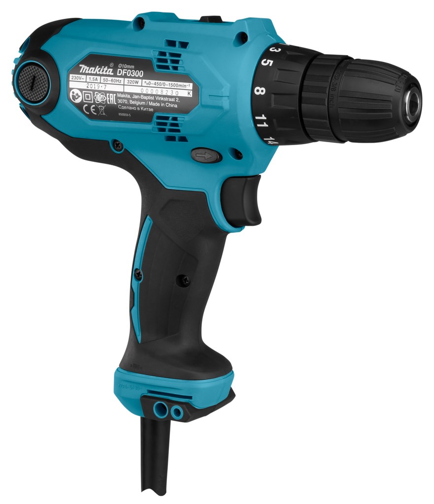 Električna bušilica MAKITA DF0300 (320W, 56 Nm, 1500 o/min)-3