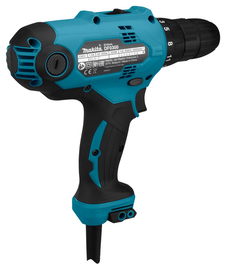 Električna bušilica MAKITA DF0300 (320W, 56 Nm, 1500 o/min)-5
