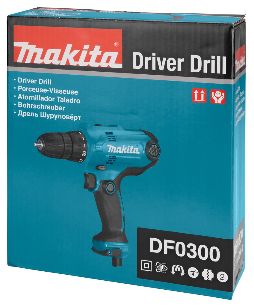 Električna bušilica MAKITA DF0300 (320W, 56 Nm, 1500 o/min)-18