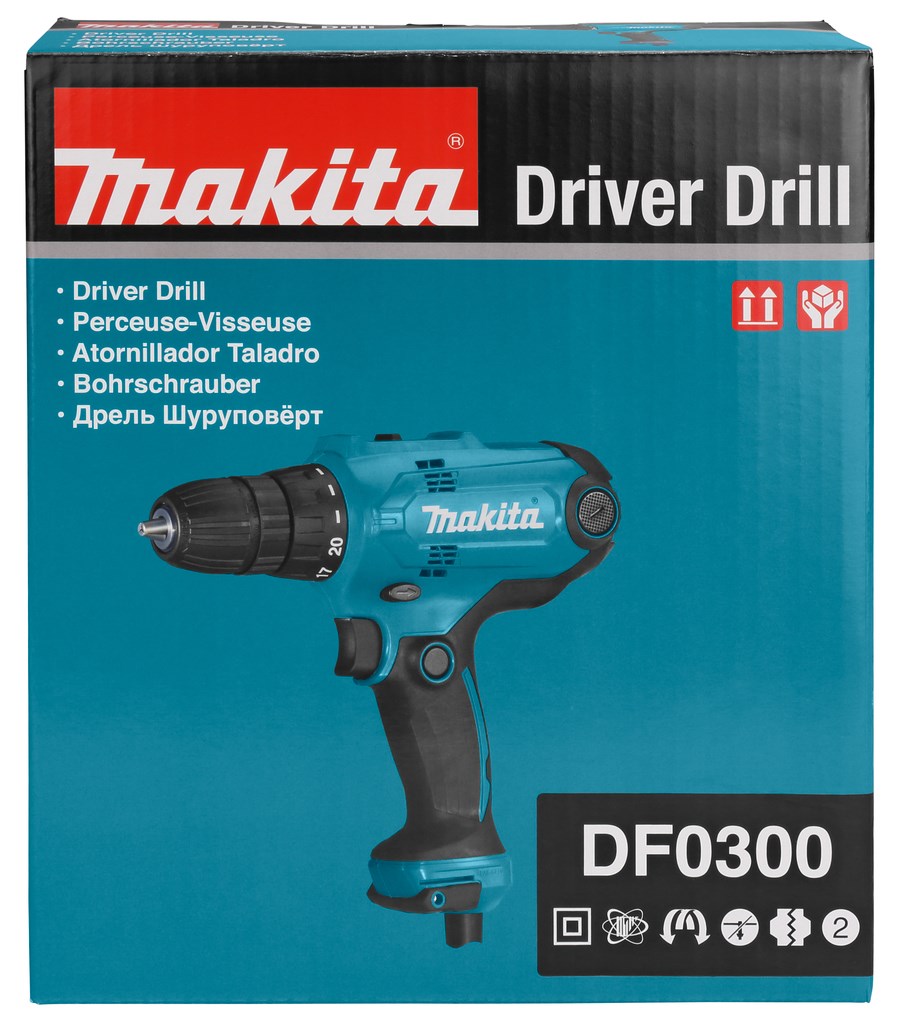 Električna bušilica MAKITA DF0300 (320W, 56 Nm, 1500 o/min)-4