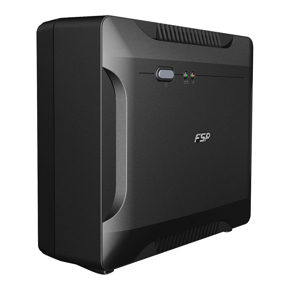 UPS FORTRON FSP Nano 600 (0.6 kVA, 360 W, 2 AC izlaza, Vrijeme punjenja baterije 8 h, Vrijeme rada na punom opterećenju 10 min)-0