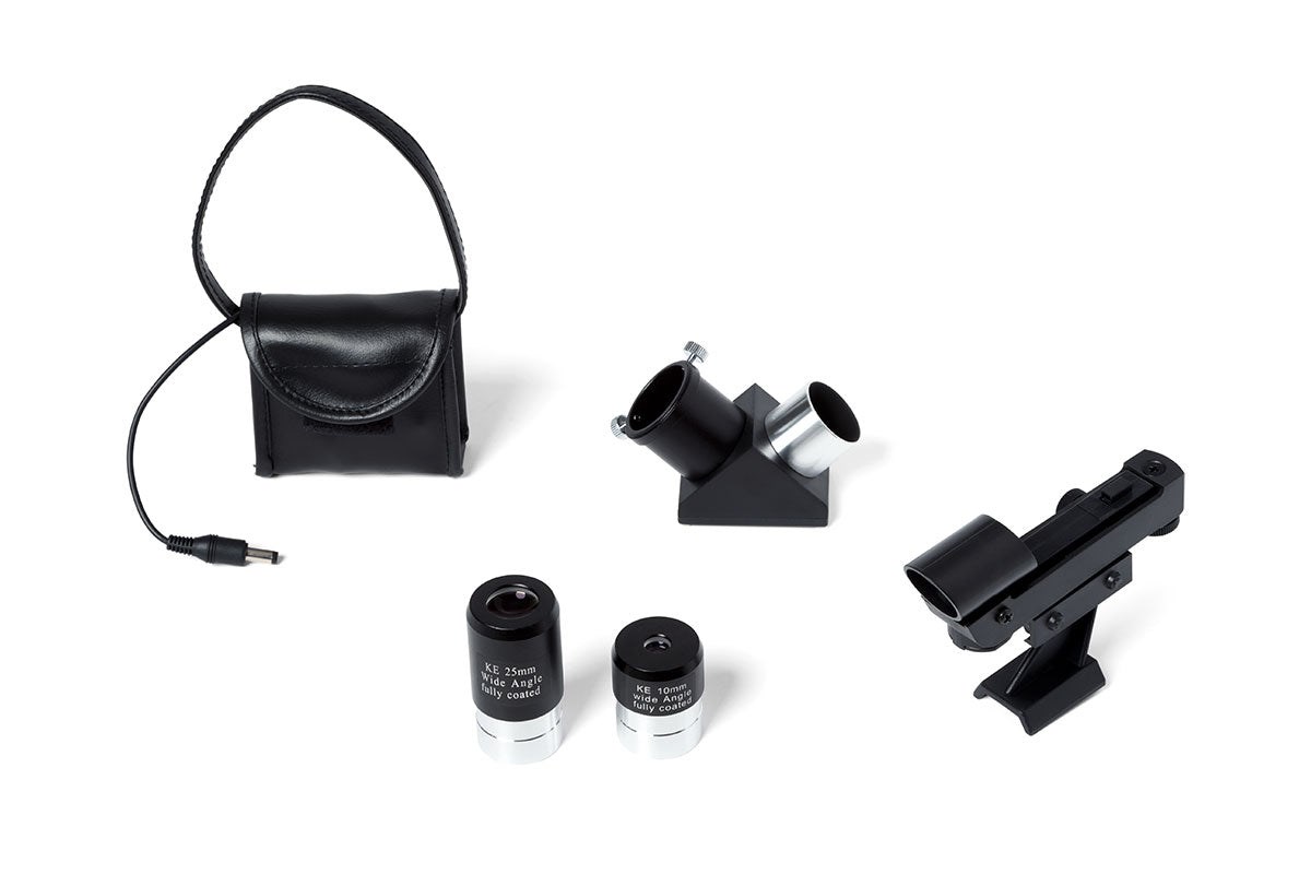 Teleskop CELESTRON AstroFi 5" SCT (Aluminijska cijev, Crna boja, Fiksna žarišna duljina 1250 mm, Povećanje 295x, Uključen stativ)-0
