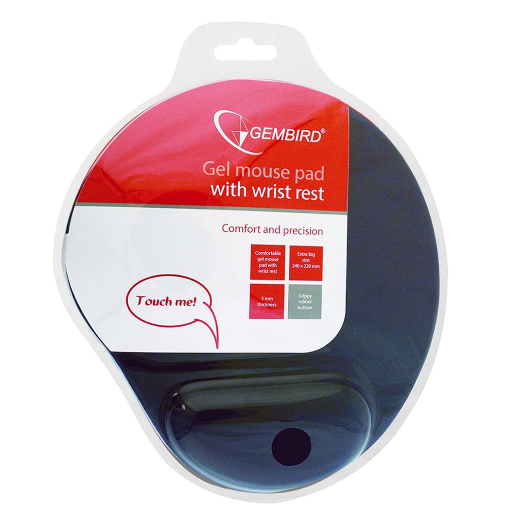 Podloga za miš GEMBIRD MP-GEL-crna-0