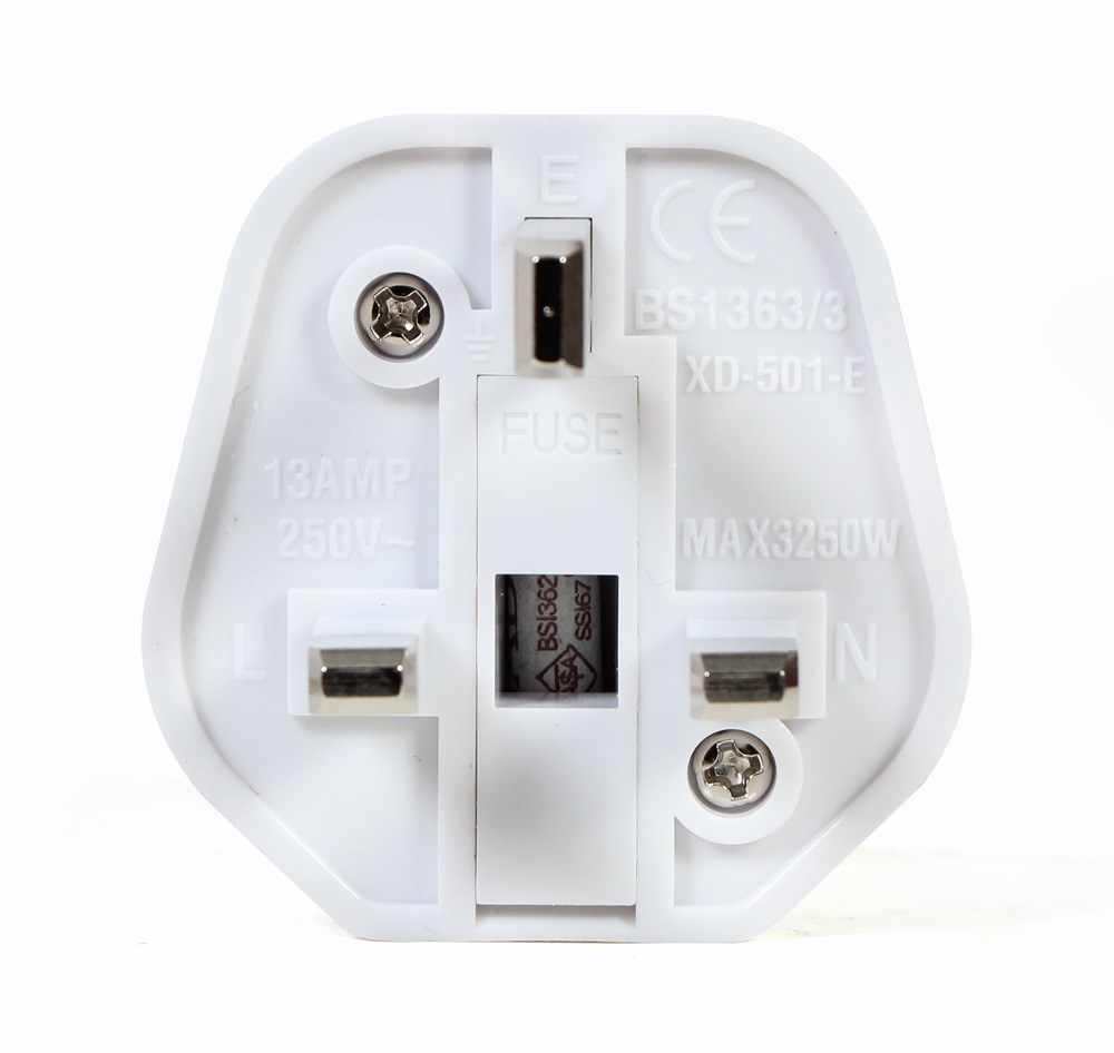 AC adapter za napajanje GEMBIRD (EU Schuko utičnica na UK utikač, 13 A)-2