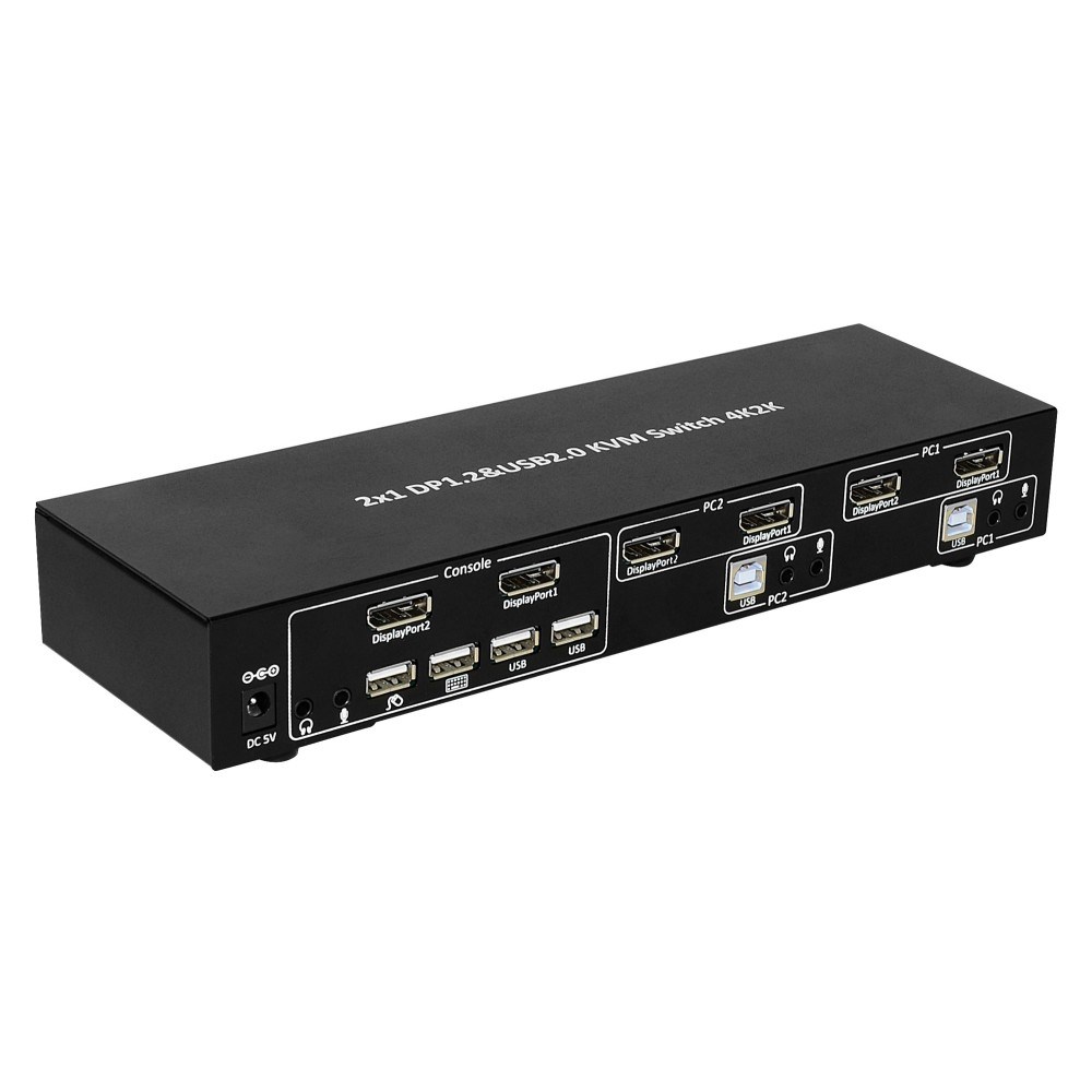 KVM Switch TECHLY IDATA DP-KVM4 (4-portni, 4K, DisplayPort, Rackmount)-2