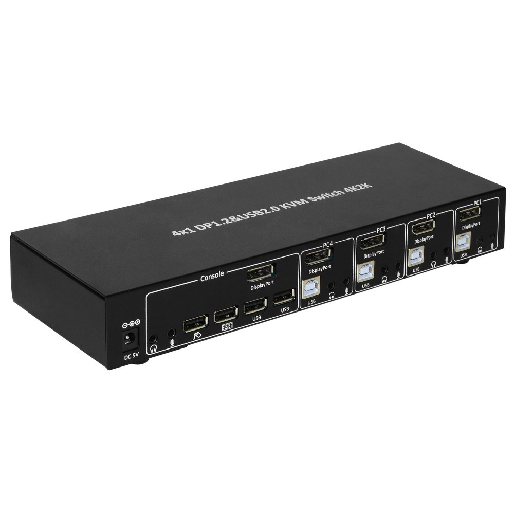 KVM Switch TECHLY IDATA DP-KVM4 (4-portni, 4K, DisplayPort, Rackmount)-3