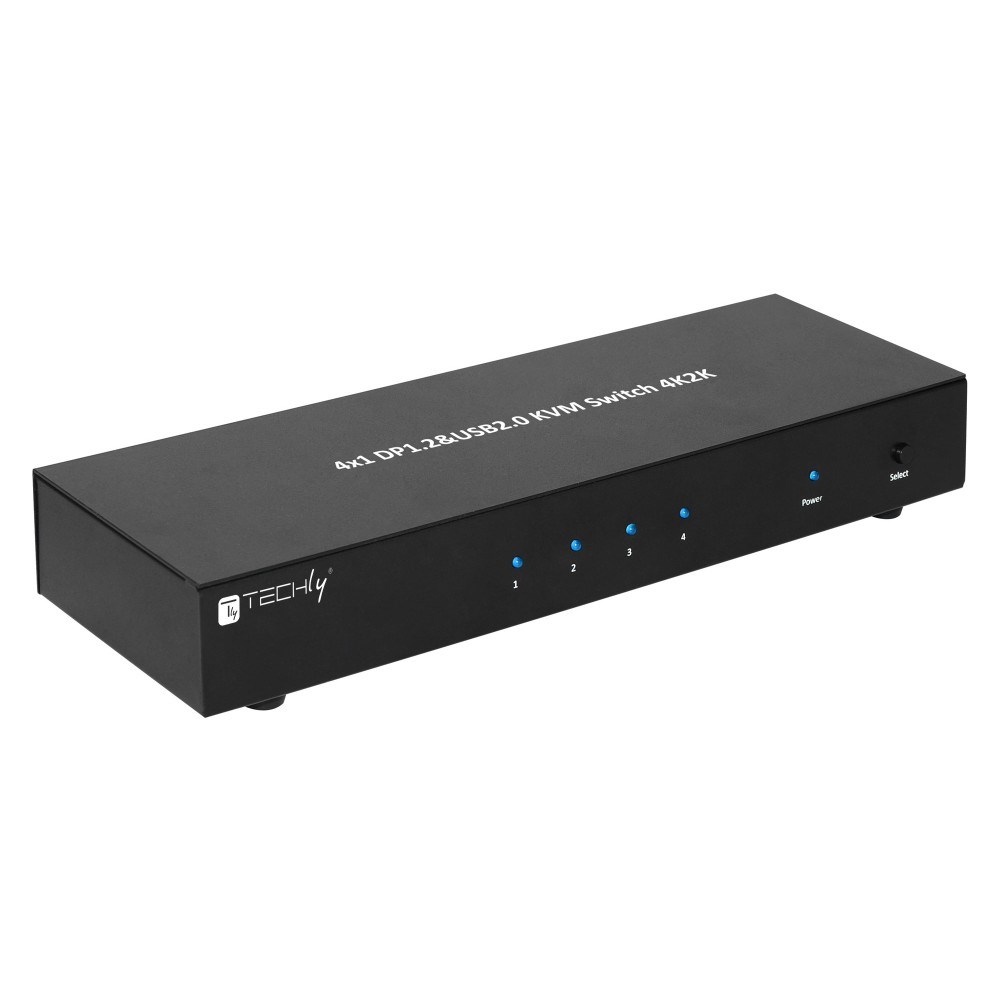 KVM Switch TECHLY IDATA DP-KVM4 (4-portni, 4K, DisplayPort, Rackmount)-4