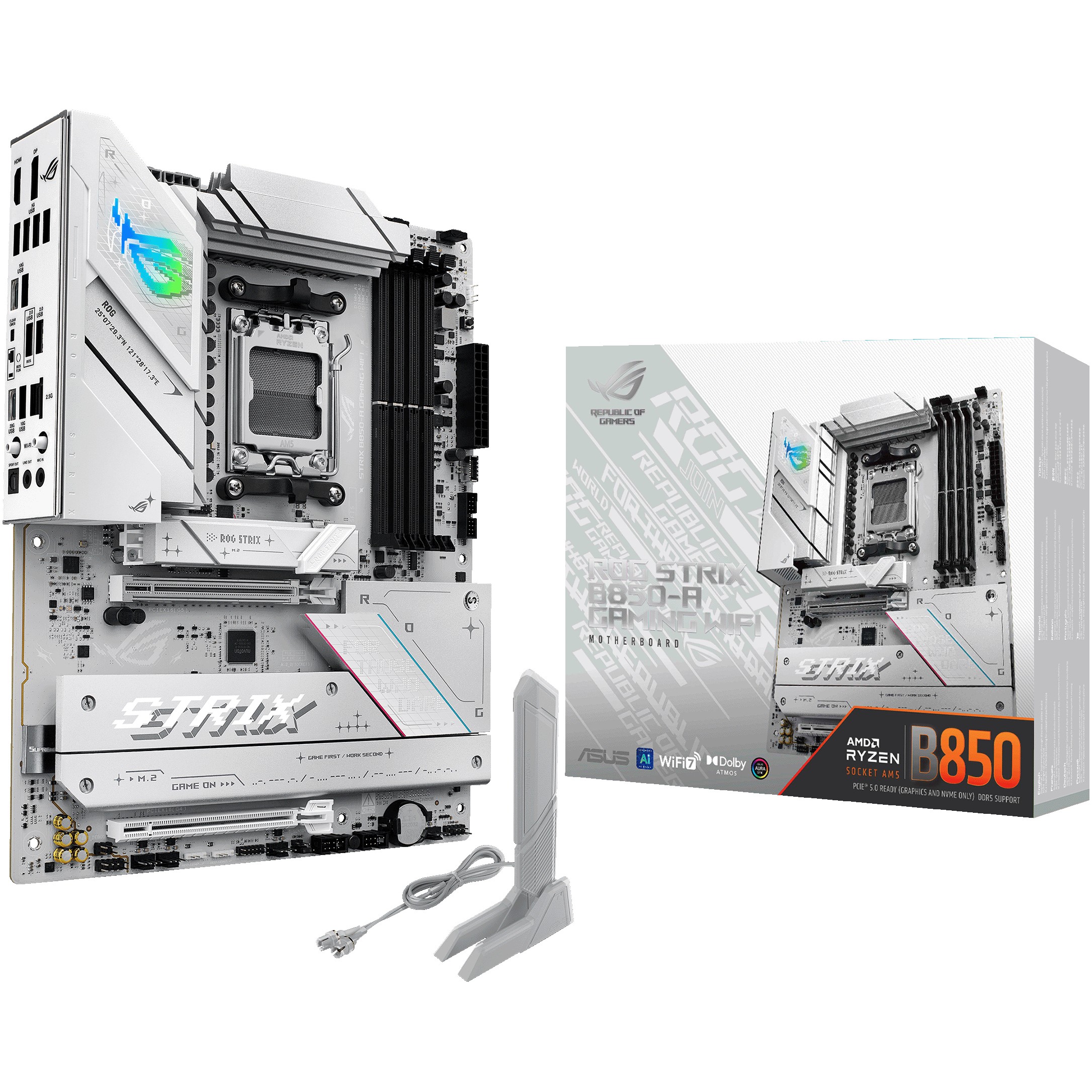Matična ploča ASUS ROG STRIX B850-A GAMING WIFI (AMD B850, Socket AM5, ATX)-0
