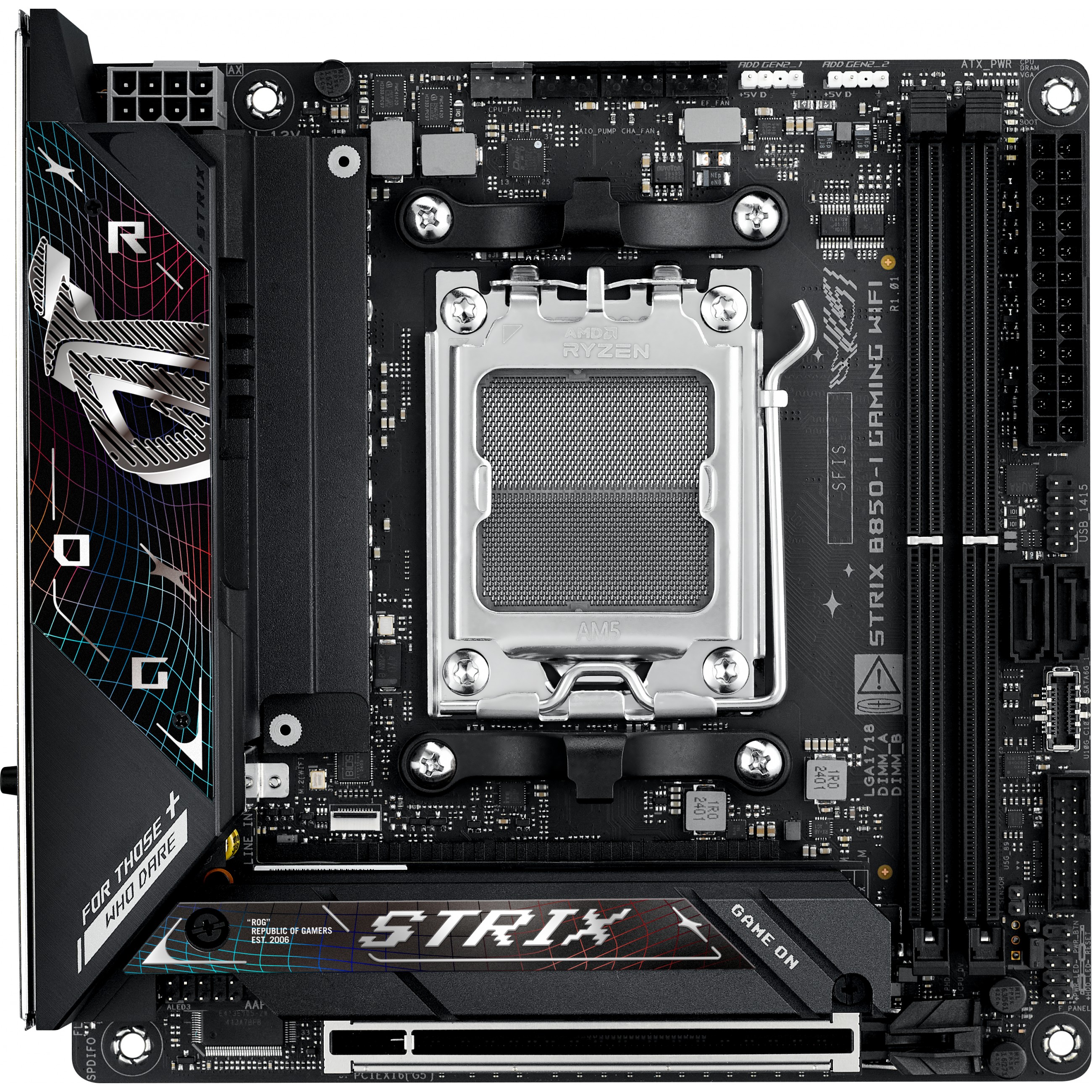 Matična ploča ASUS ROG STRIX B850-I GAMING WIFI (AMD B850, Socket AM5, mini ITX)-1