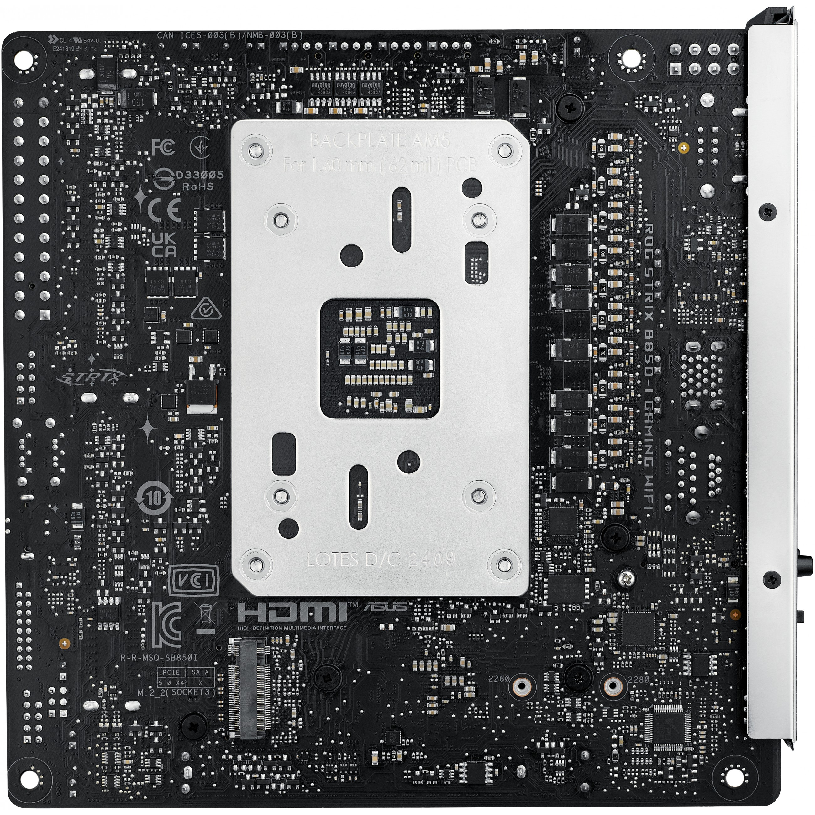 Matična ploča ASUS ROG STRIX B850-I GAMING WIFI (AMD B850, Socket AM5, mini ITX)-9