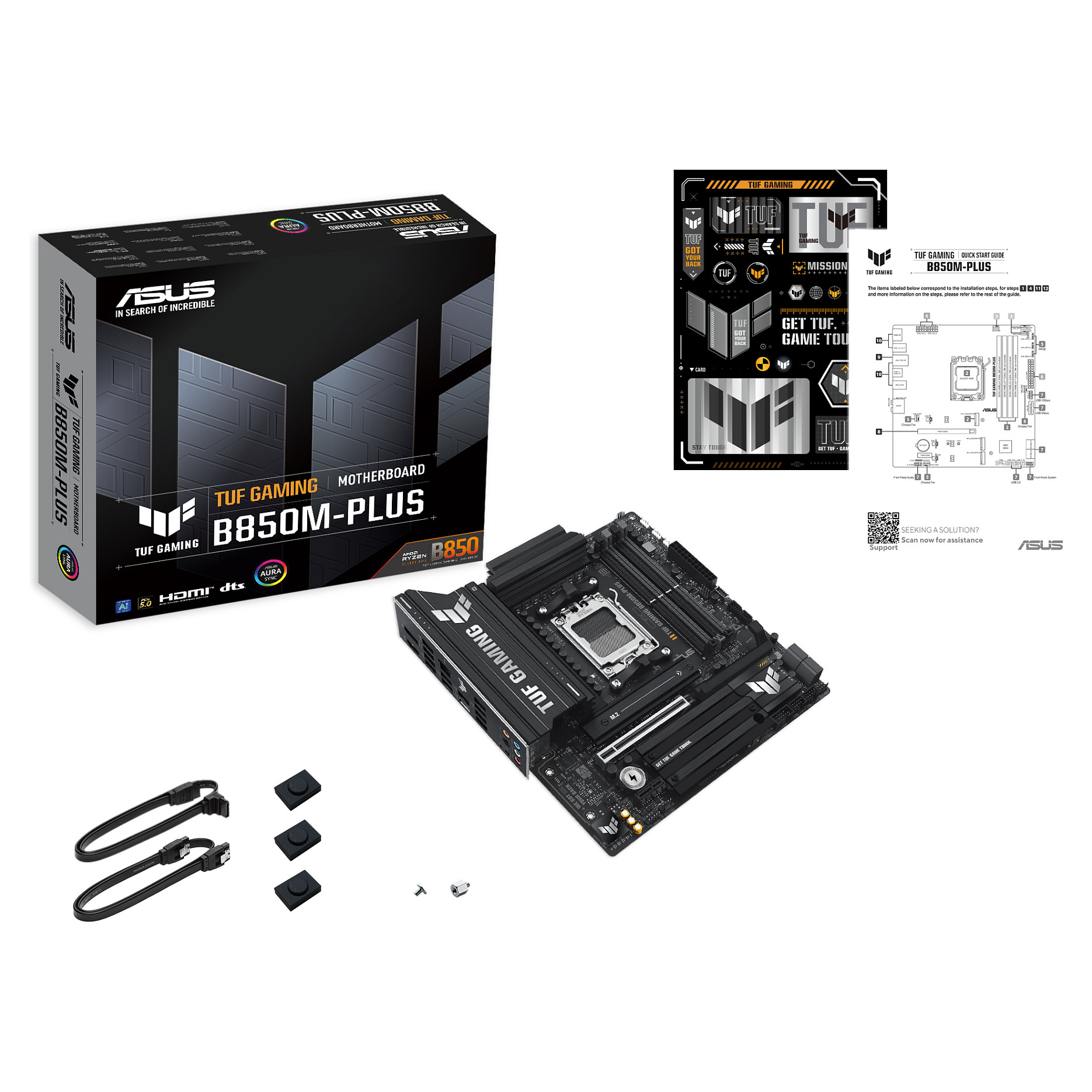 Matična ploča ASUS TUF GAMING B850M-PLUS (AMD B850, Socket AM5, micro ATX)-6