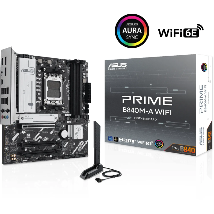 Matična ploča ASUS PRIME B840M-A WIFI (Socket AM5, micro ATX)-3