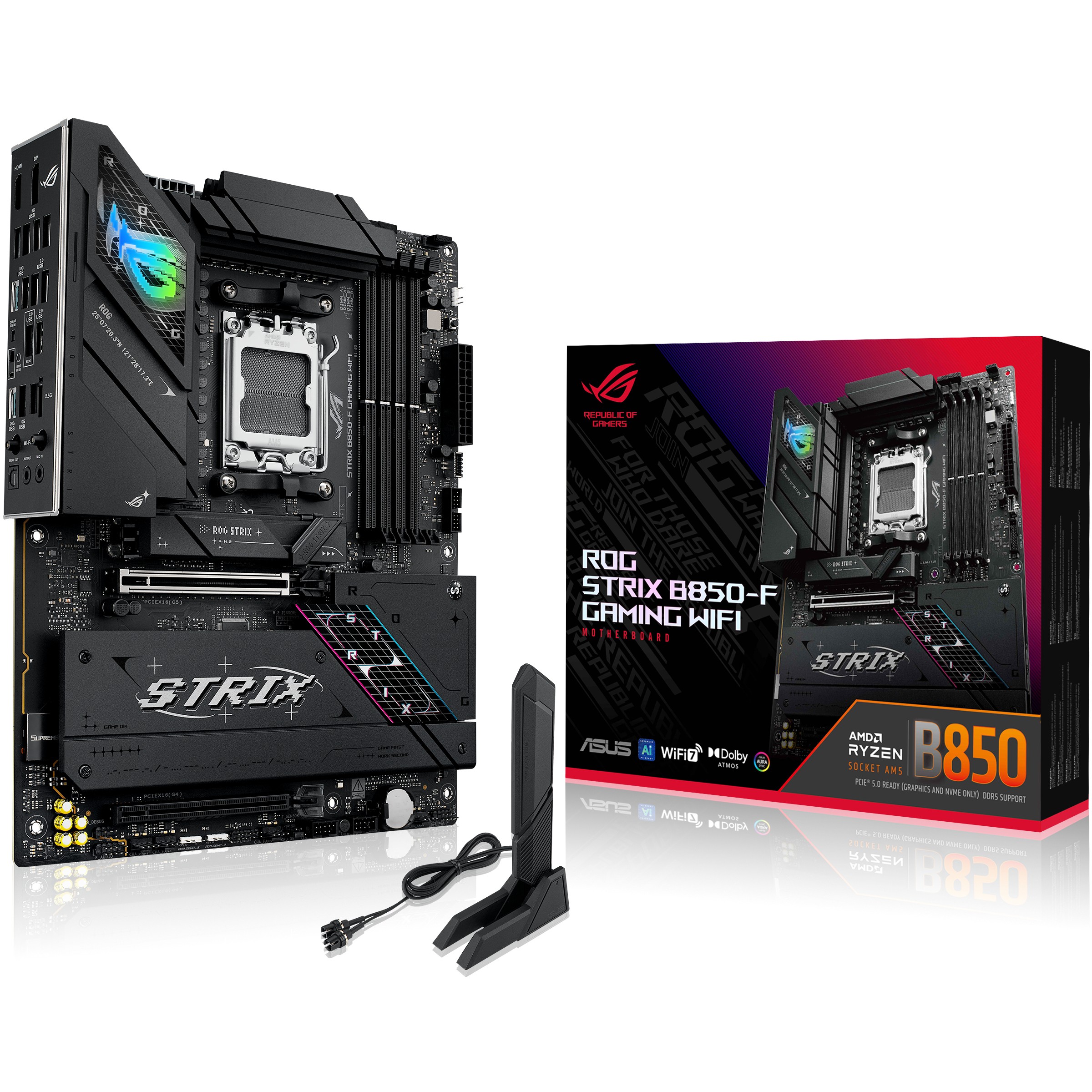Matična ploča ASUS ROG STRIX B850-F GAMING WIFI (AMD B850, Socket AM5, ATX)-4