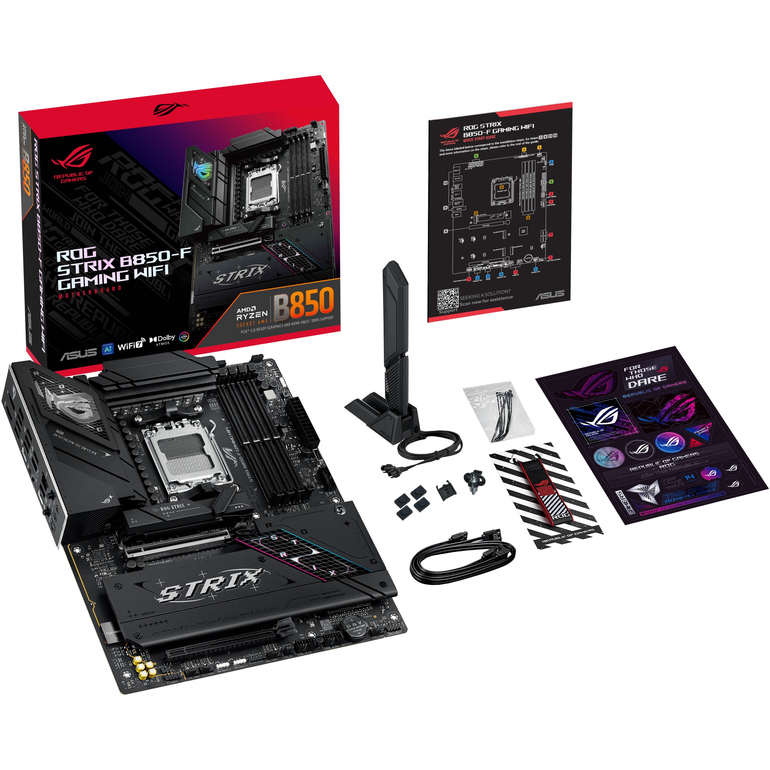 Matična ploča ASUS ROG STRIX B850-F GAMING WIFI (AMD B850, Socket AM5, ATX)-10