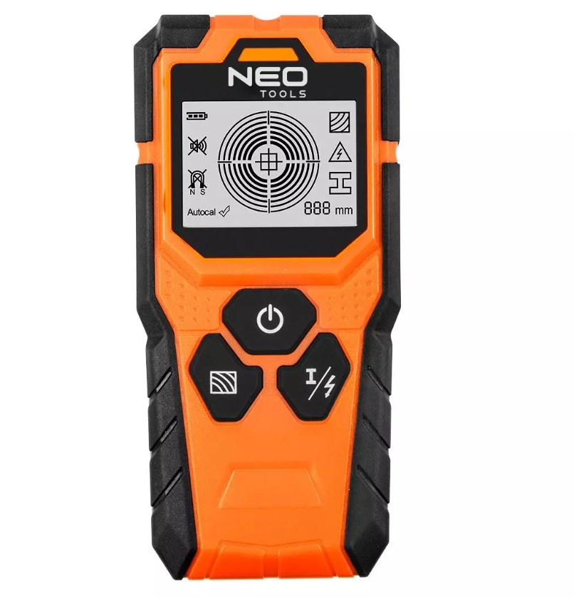 Detektor 3-u-1 NEO TOOLS 75-260 (drvo, metal, žice pod naponom, IP54)-0