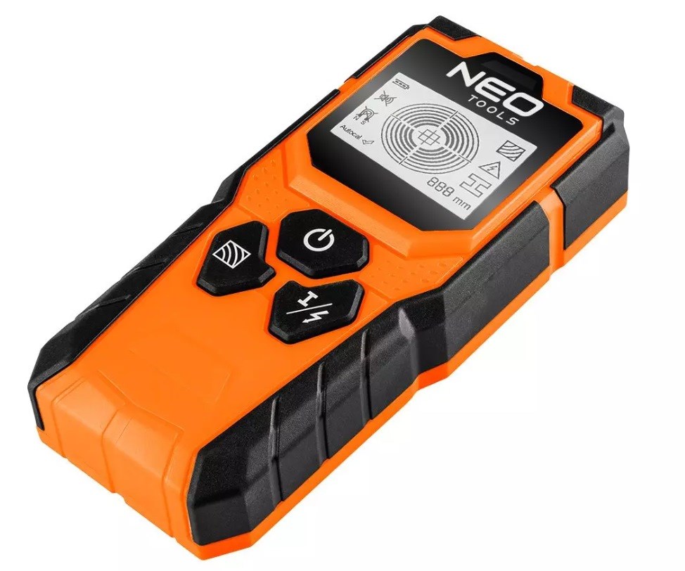 Detektor 3-u-1 NEO TOOLS 75-260 (drvo, metal, žice pod naponom, IP54)-3