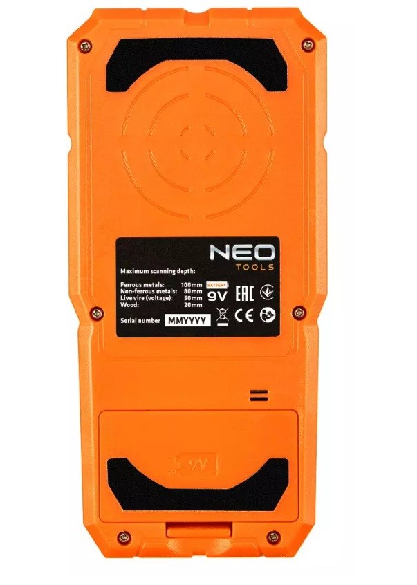 Detektor 3-u-1 NEO TOOLS 75-260 (drvo, metal, žice pod naponom, IP54)-2