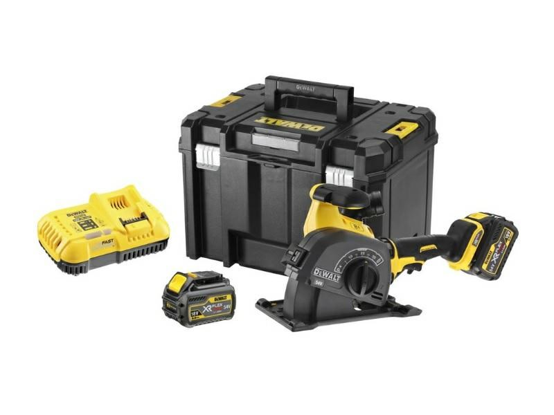 BRUZDOWNICA DEWALT DCG200T2 (54V FLEXVOLT, 125mm, 2x 6.0Ah)