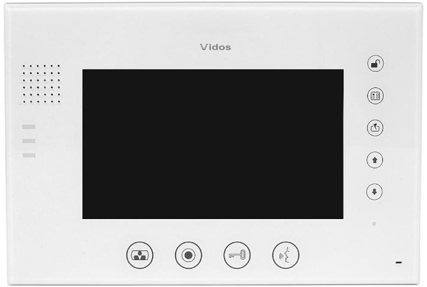 Video portafon monitor VIDOS M670W-S2 (7" TFT, hands-free, 2 ulaza)-0