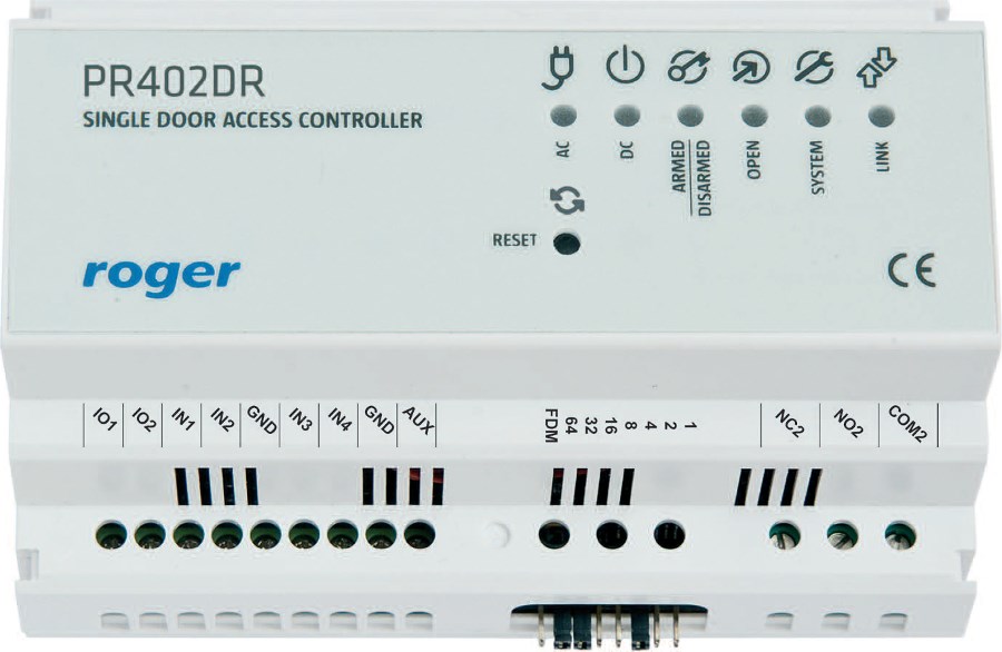 Kontroler pristupa ROGER PR402DR (za jedna vrata, 4000 korisnika, RS485)