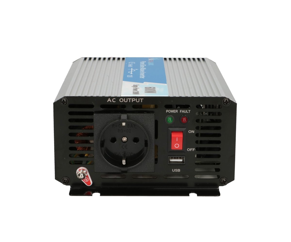 Automobilski pretvarač napona EXTRALINK OPIP-600W (12V, 600W, čisti sinus)-3