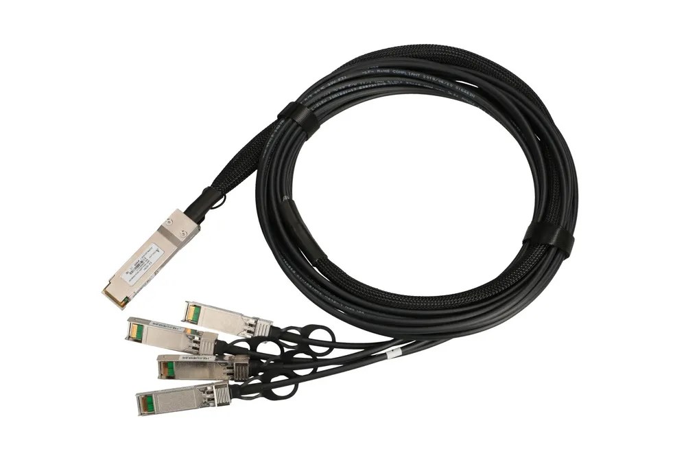 Mrežni kabel EXTRALINK QSFP+ na 4x SFP+ DAC 40Gbps 3m-0