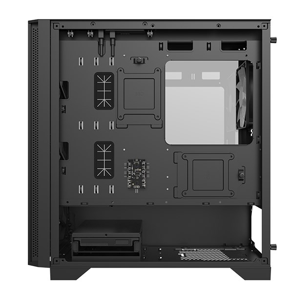 Kućište za računalo MONTECH AIR 100 ARGB (Micro-ATX, kaljeno staklo, crna boja)-1
