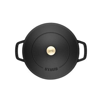 Posuda za pirjanje STAUB Chistera (24 cm, 2.4 L, lijevano željezo, grafitno siva)-3