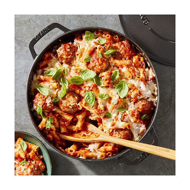 Posuda za pirjanje STAUB Chistera (24 cm, 2.4 L, lijevano željezo, grafitno siva)-8