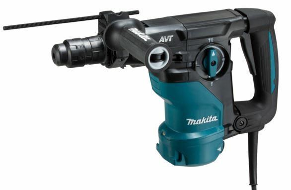 Rotacijski čekić MAKITA HR3012FCWJ (SDS-Plus, 3,9J, 1050W, AVT, MAKPAC, crna boja, plava boja)-11