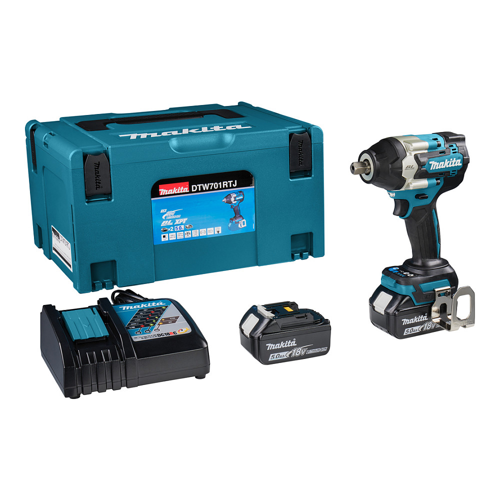 Udarni odvijač MAKITA DTW701RTJ 18V LXT, ½″, 2x5.0Ah-0