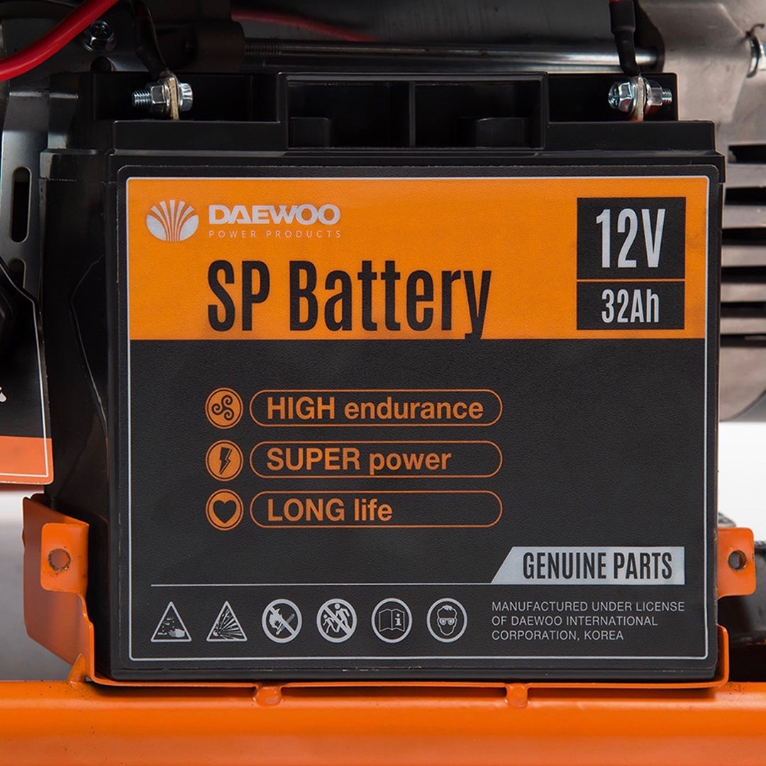 Agregat za struju DAEWOO GDA 7500E-3, 6.5kW, 380V, benzinski-2