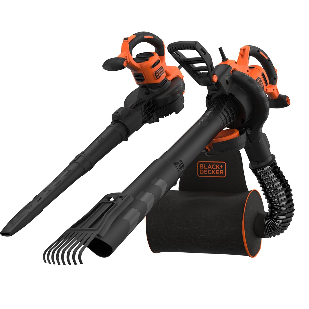 Puhalica za lišće BLACK&DECKER BEBLV301-QS (Snaga 3000 W, Kapacitet vreće 72 L, Maksimalna brzina zraka 404 km/h, Težina 6 kg)-19