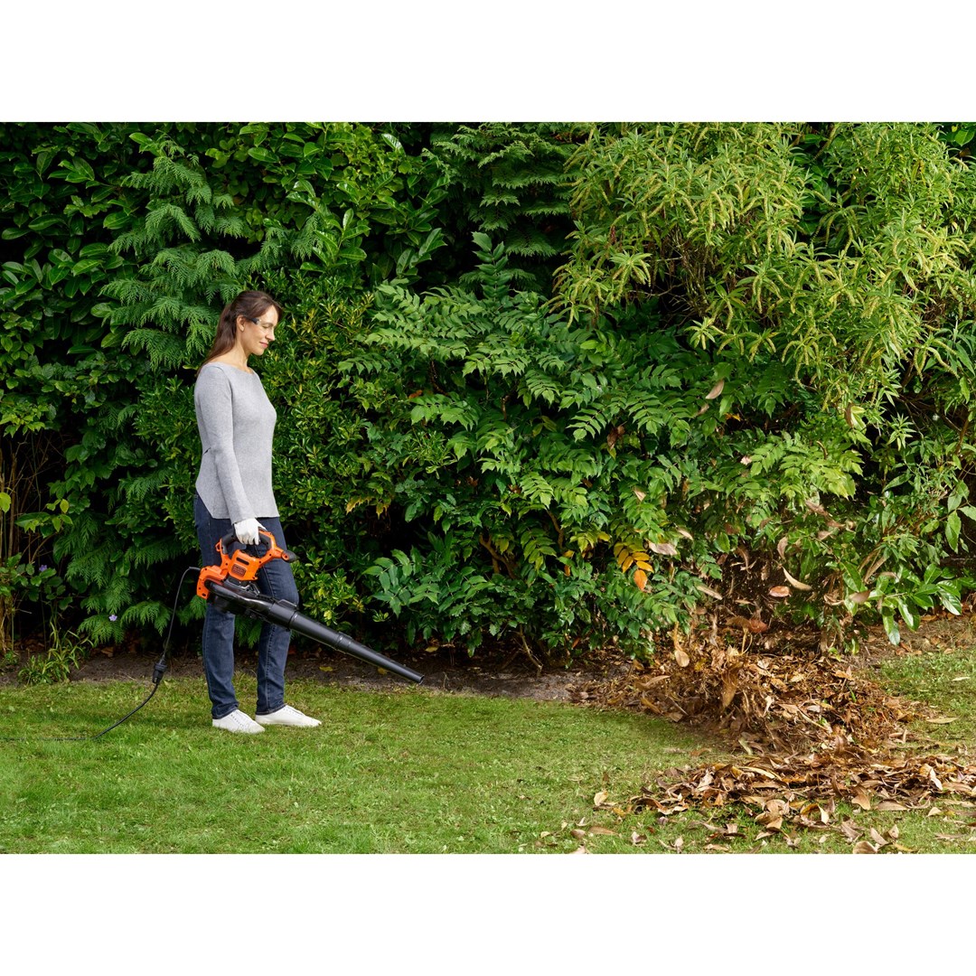 Puhalica za lišće BLACK&DECKER BEBLV301-QS (Snaga 3000 W, Kapacitet vreće 72 L, Maksimalna brzina zraka 404 km/h, Težina 6 kg)-11