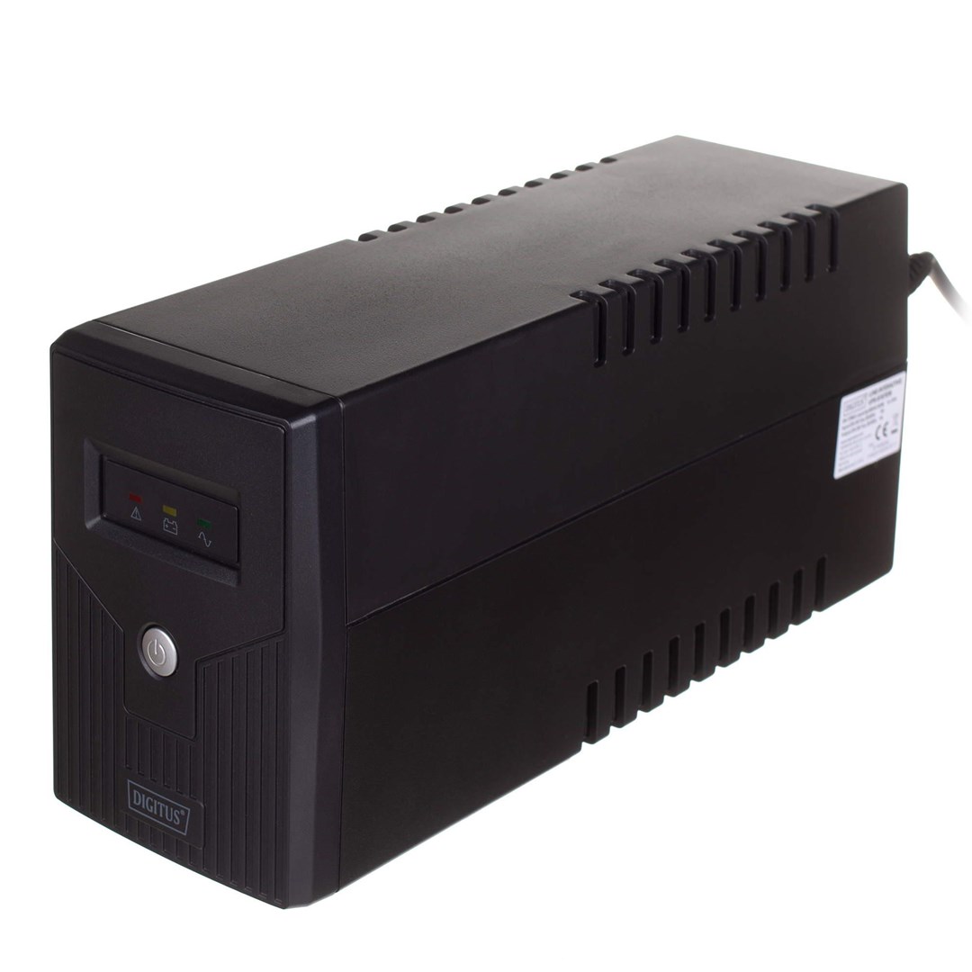 UPS Line-Ineractive LED, 800VA/480W1x12V/9Ah, AVR, 2xSCHUKO, USB, RJ11-6