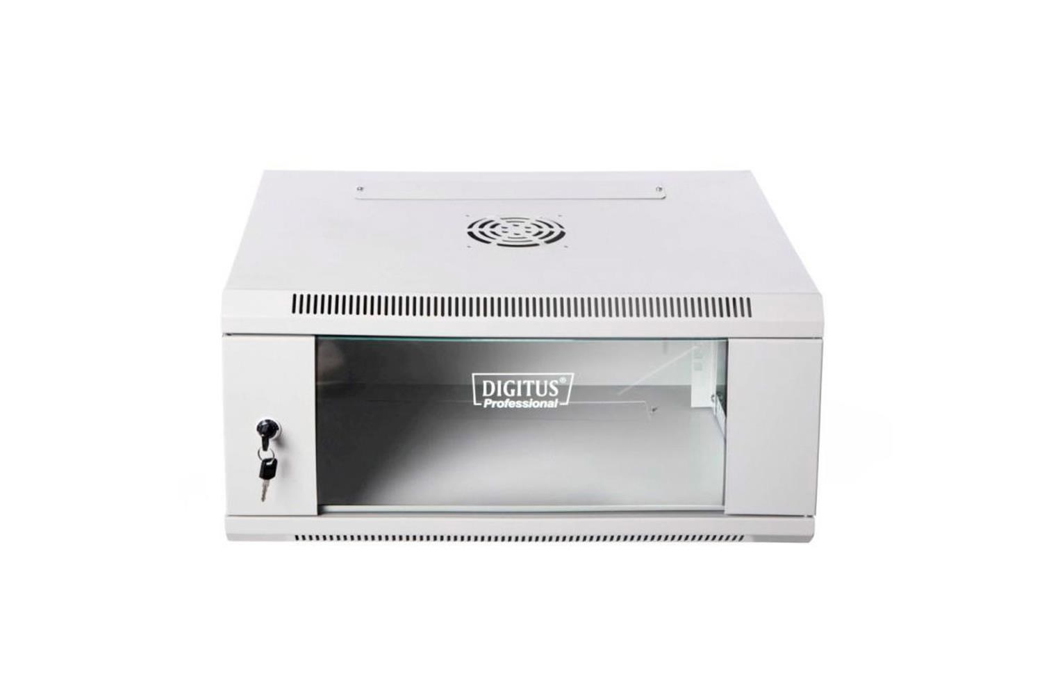 Mrežni ormar DIGITUS DN-19 04U-6/4-S-1 (19", 4U, 600x450mm, 60kg, sivi)-9