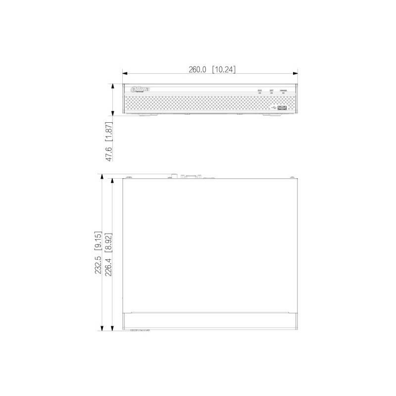 IP DVR DAHUA NVR4108HS-4KS3-3