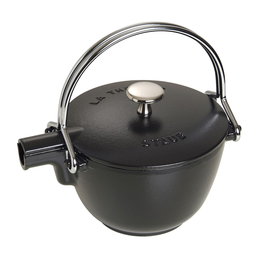 Čajnik STAUB Specialities Teapot 16 cm (1,15 L, lijevano željezo, crna boja)