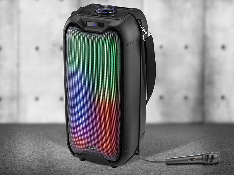 Bluetooth zvučnik TRACER Tower TWS BT (TWS, FM radio, USB, microSD, LED)-3