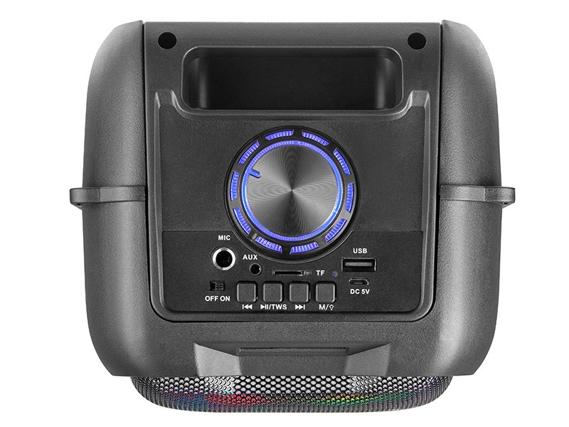 Bluetooth zvučnik TRACER Tower TWS BT (TWS, FM radio, USB, microSD, LED)-1