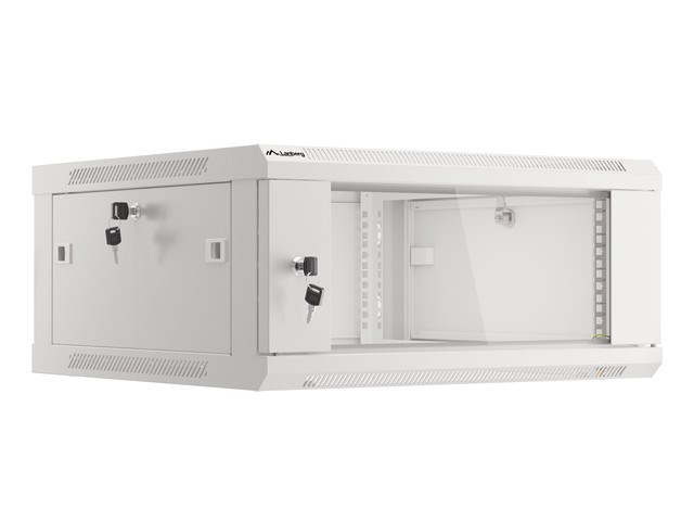 Rack ormar LANBERG WF01-6604-10S (19", 4U, 600x600mm, zidni, sivi)-5