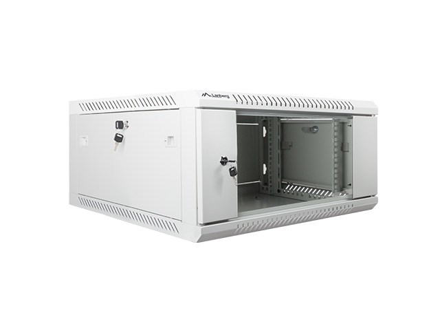 Rack ormar LANBERG WF01-6604-10S (19", 4U, 600x600mm, zidni, sivi)-2