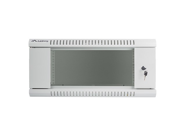 Rack ormar LANBERG WF01-6604-10S (19", 4U, 600x600mm, zidni, sivi)-4