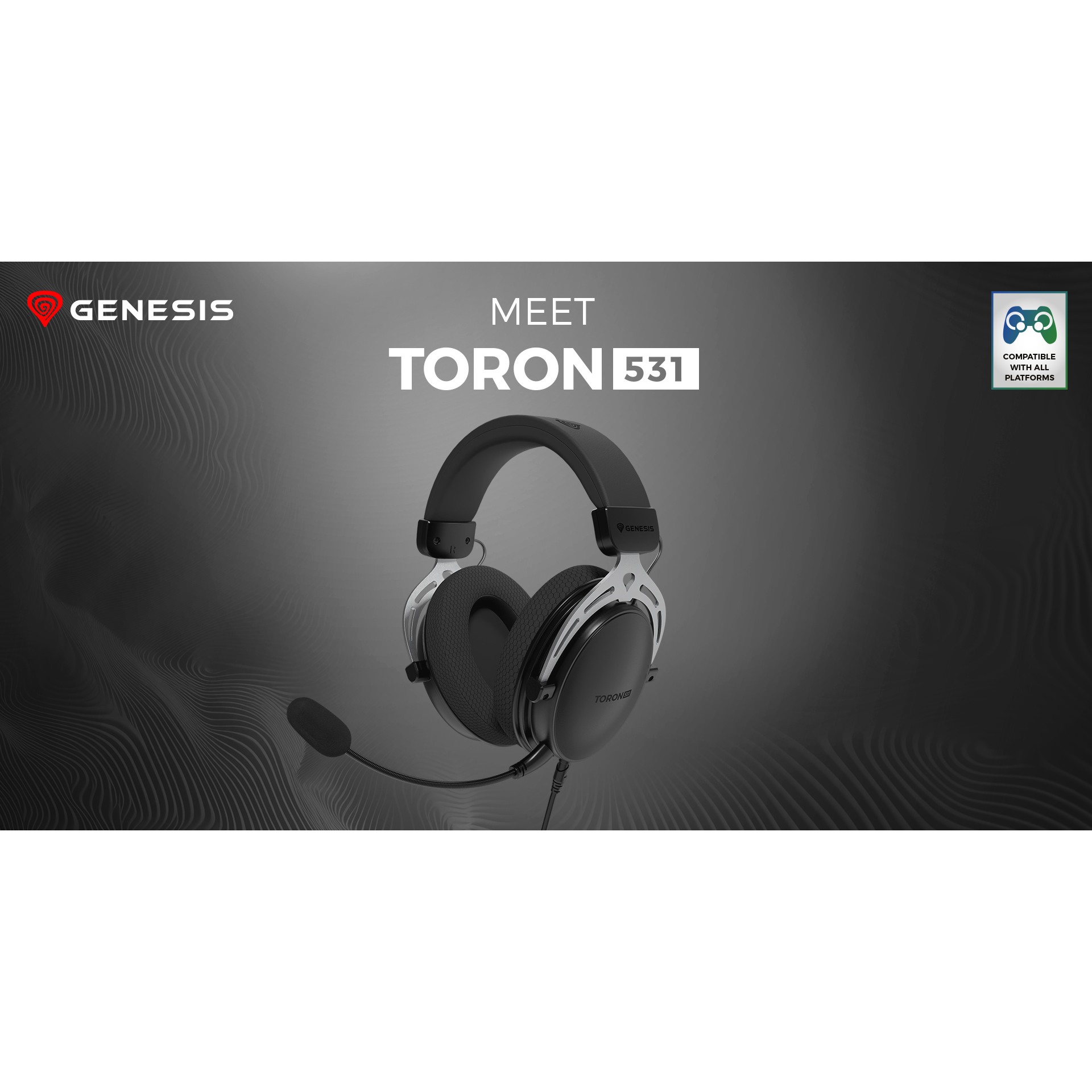 Slušalice GENESIS Toron 531 Wired Over-ear Microphone Crna-14