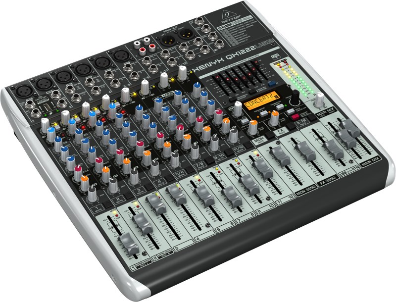 Audio mixer BEHRINGER QX1222USB (16 kanala, LCD, USB, 4.2 kg)-2
