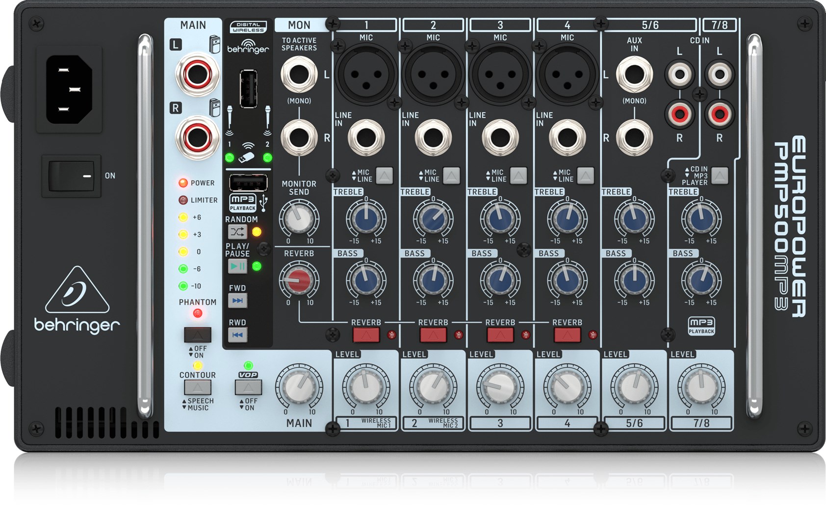 Behringer PMP500MP3 Powermikser-0