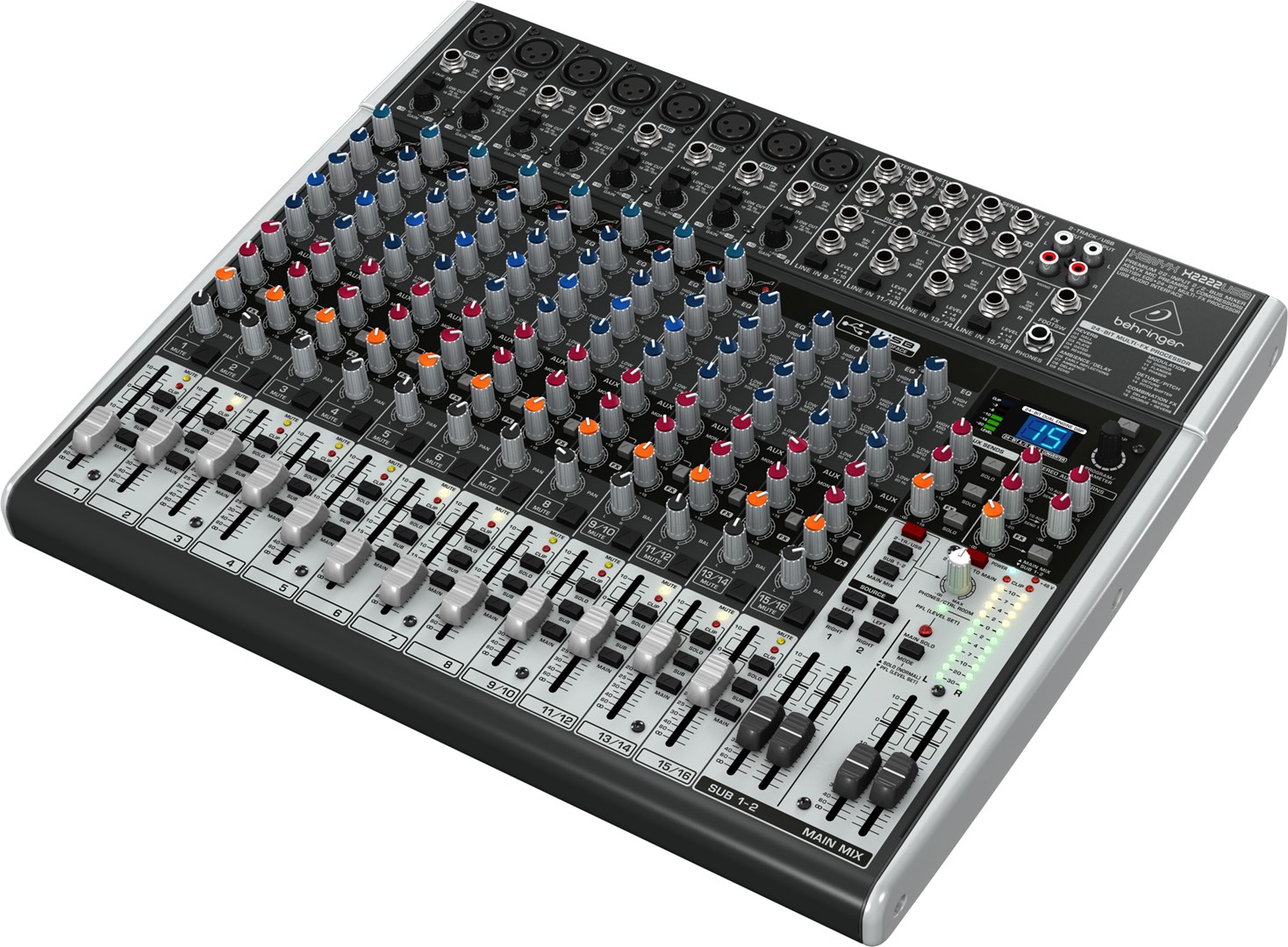Audio mikser BEHRINGER XENYX X2222USB (22 kanala)-2