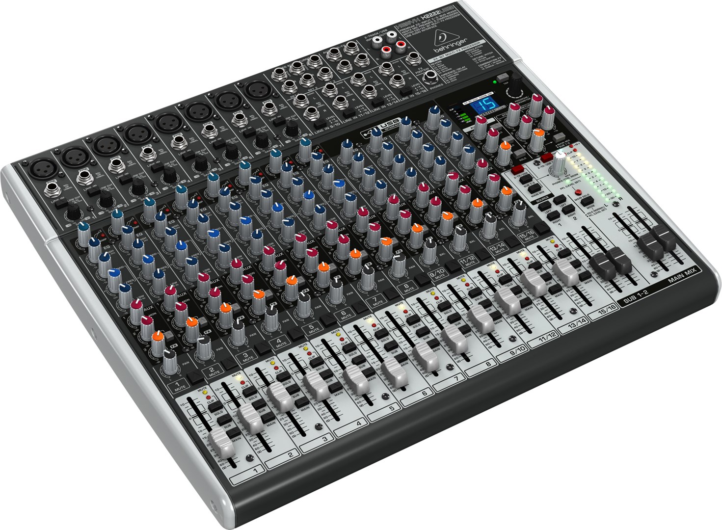 Audio mikser BEHRINGER XENYX X2222USB (22 kanala)-0