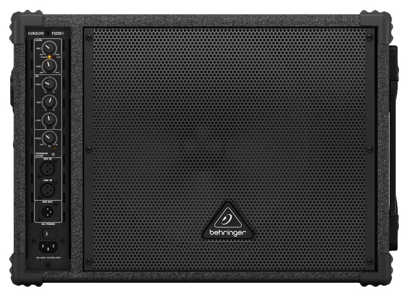 Monitor BEHRINGER F1220D (250 W, 2-smjerni, za vanjsku upotrebu, crna boja)-0