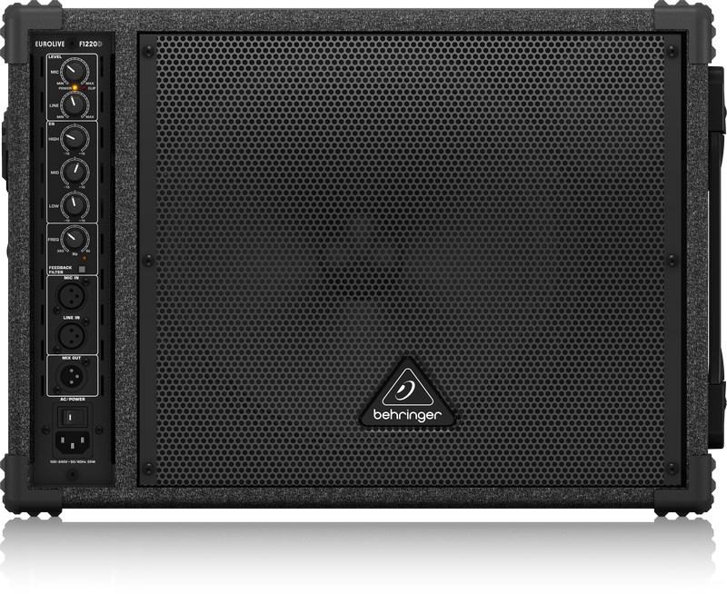 Monitor BEHRINGER F1220D (250 W, 2-smjerni, za vanjsku upotrebu, crna boja)-4